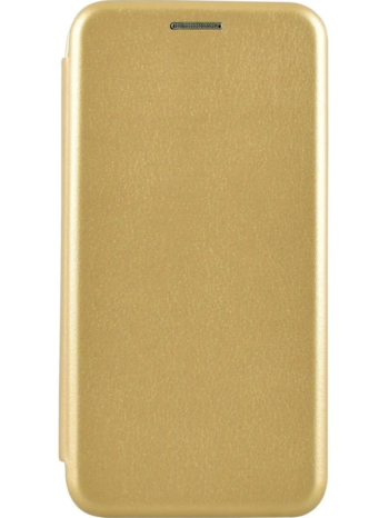 Чохол книжка Samsung A10s золото (магнітна з відділом карт)