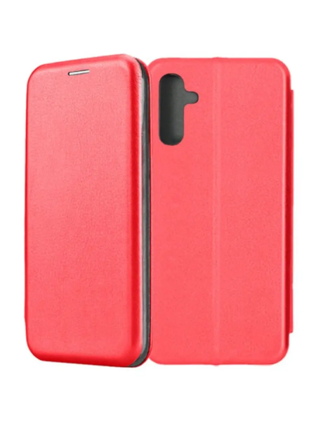 Чехол книжка Samsung A04s червона (магнітна з відділом карт)