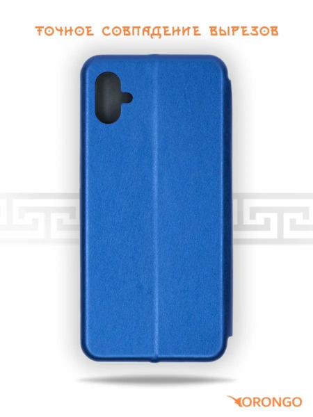 Чехол книжка Samsung A04e синій (мангіна з відділом карт)