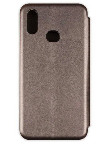 Чехол книжка Samsung A10s сірий (магнітна з відділом карт)