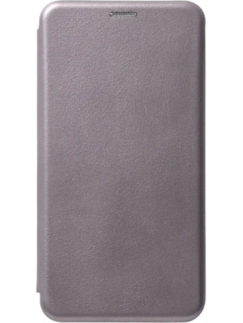 Чехол книжка Samsung A02s сірий (магнітна с відділом карт)
