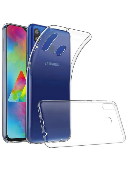Силіконовий чехол Samsung A10s (прозоре на телефон)