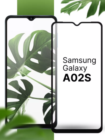 Захисне скло Samsung A02s (повна поклейка на екран)