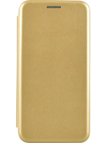 Чехол книжка Samsung A02s золото (магнітна с відділом карт)