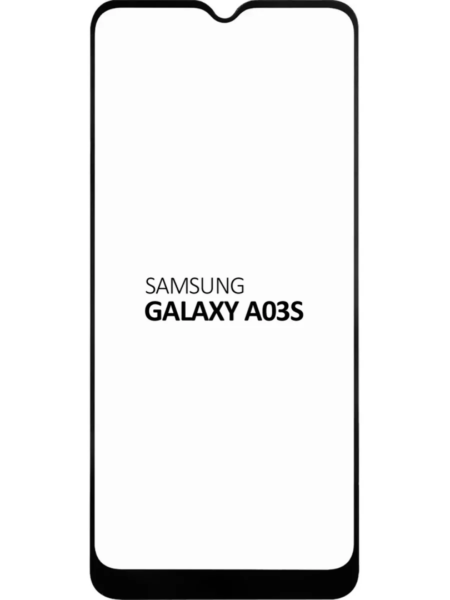 Защитное стекло Samsung A03s (5D) поклейка на екран