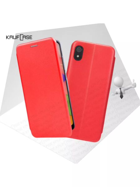 Чехол книжка Samsung A01 Core червона (магнітна з відділом карти)