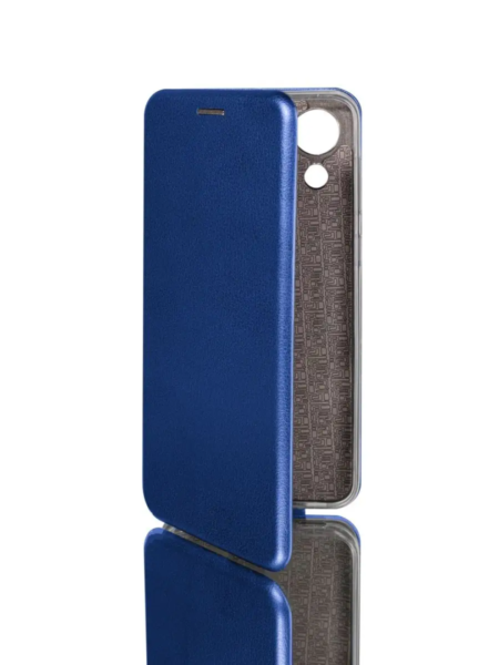 Чехол книжка Samsung A03 Core синій (магнітна з відділом карт)