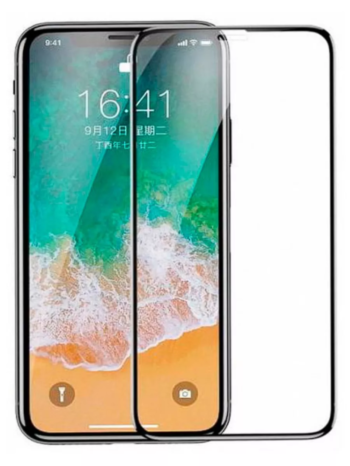 Захисне скло iPhone X (5D) повна поклейка на екран