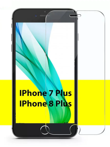 Захисне скло iPhone 7 Plus (прозоре без рамки)