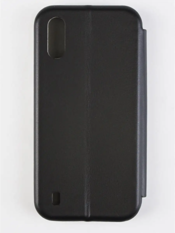 Чехол книжка Samsung A01 чорна (магнітна з відділом картки)